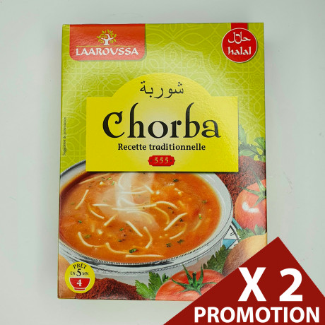 Chorba Halal Laaroussa 1L x 2 - Promotion